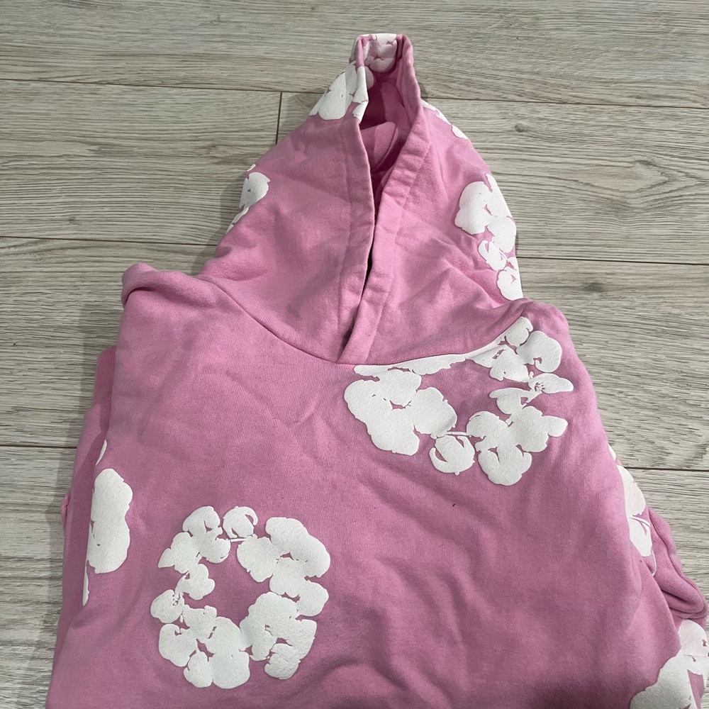 Pink Floral Hoodie